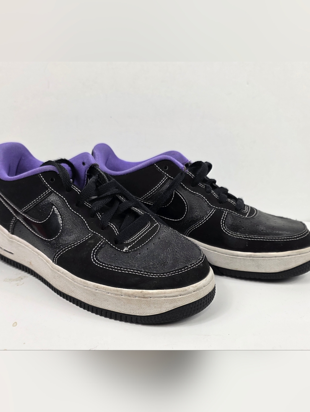 Nike Air Force 1 LV8 GS 'World Champ - Lakers' Size 6